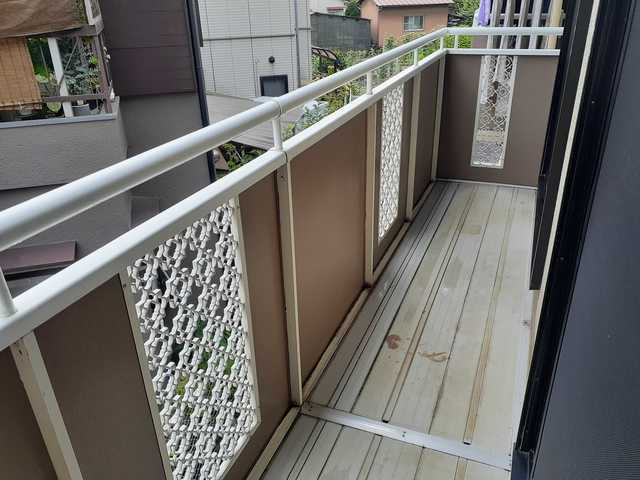 グランメール須田のバルコニー