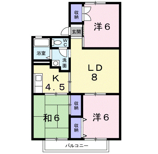 グランメール須田の間取り
