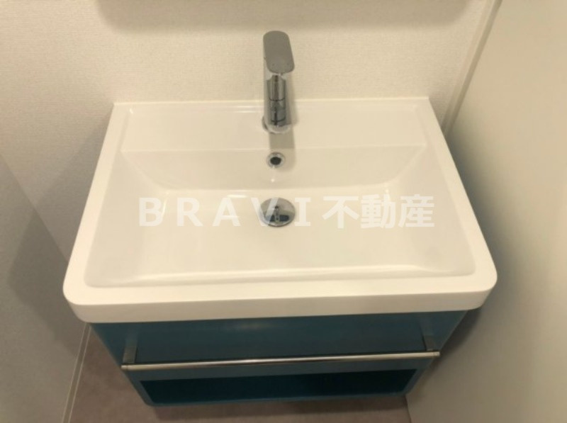 セレニテ堺筋本町プリエ　BRAVI不動産の洗面所|【セレニテ堺筋本町プリエ】スペースが確保できる洗面所です