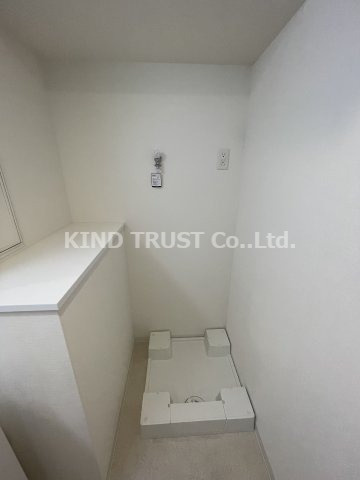 MBC　RESIDENCEの洗面所|室内洗濯機置き場です