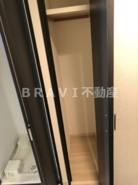 カスタリア堺筋本町　BRAVI不動産の居間・リビング|【カスタリア堺筋本町】玄関前収納です