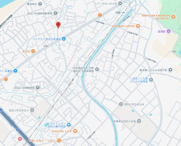加古川市加古川町中津　中古戸建の地図