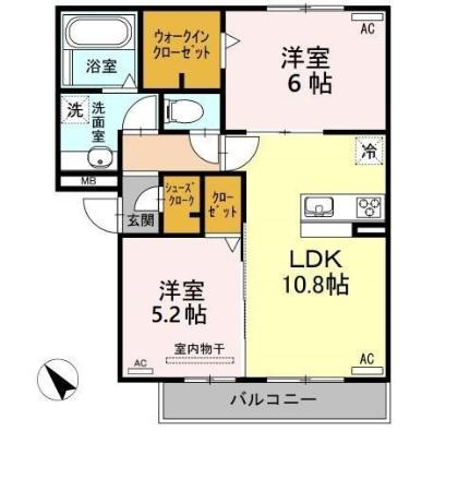 【間取り】 | Ｄ－ｒｏｏｍ北本郷
