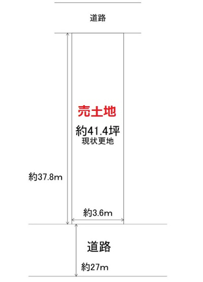 【土地図】 | 堺市北区百舌鳥西之町2丁売土地（百舌鳥小学校）