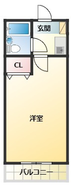 【間取り】 | ロイヤルコーポ北中島