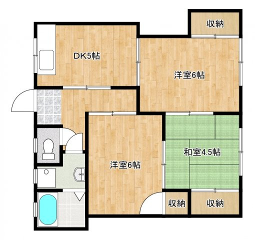 【間取り】 | コーポ福島