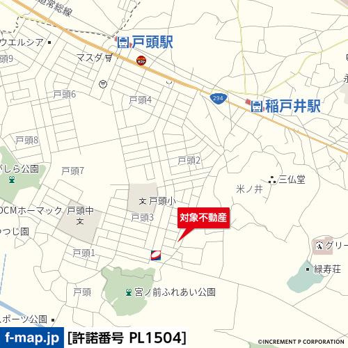 【地図】 | 戸頭2丁目貸地