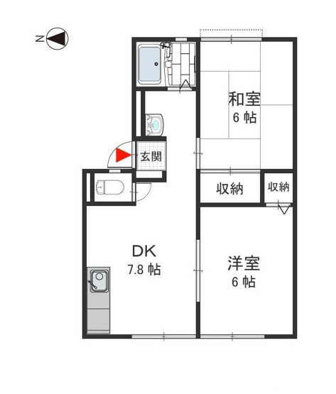 【間取り】 | クリーンハイツA