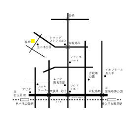 【地図】 | 古戦場公園西の家