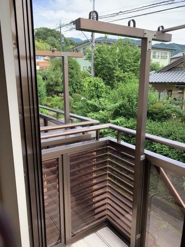 ハイムサンムーンのバルコニー