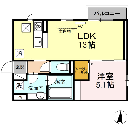 ベアーワンの間取り