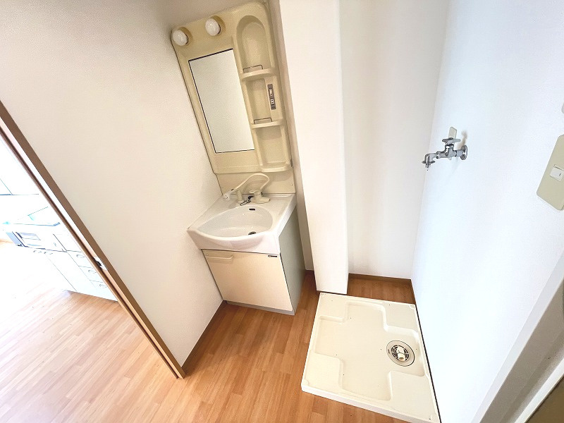 東大阪市高井田元町２丁目の賃貸マンションの独立洗面台