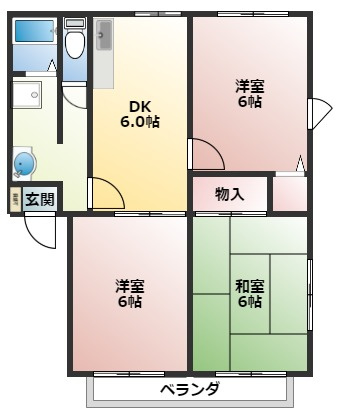 クイーンパレスの間取り