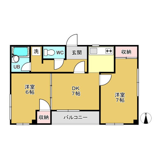 【間取り】 | サンフラット深山