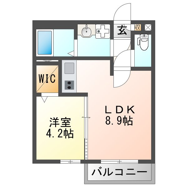 ALEGRIA姫島の間取り