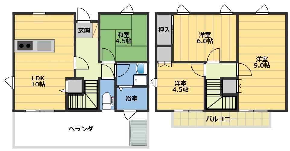 Geminiの間取り