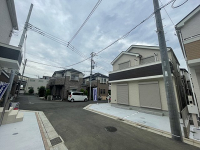 【前面道路含む現地写真】 | 府中市矢崎町3丁目新築戸建て6棟　A号棟