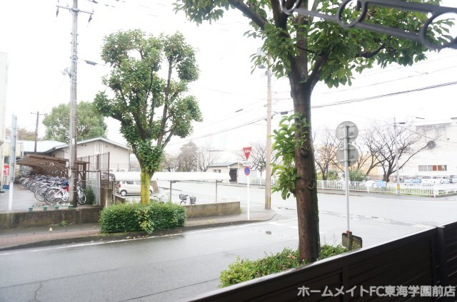 熊本市中央区帯山２丁目のアパートの展望