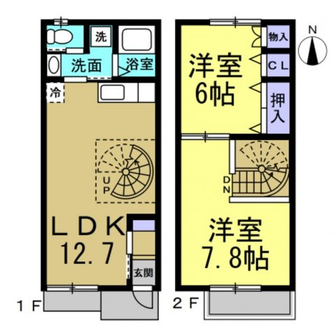 Carpa　Calaの間取り