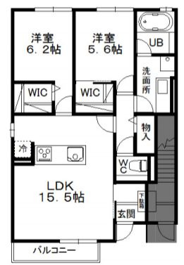 ヒルズレジデンシャルFの間取り