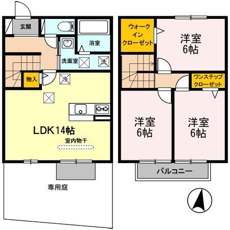 【間取り】 | ボヌール葵