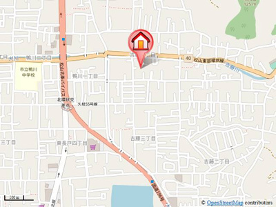 【地図】 | パルシャス野本Ⅱ