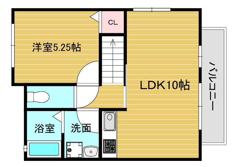 ボナールB棟の間取り