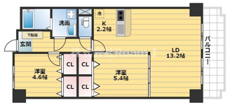 【間取り】 | インプルーブ天満橋（旧ロフティネススクエア