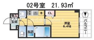 【間取り】 | プレサンス谷町リーベ