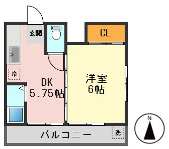コーポ中村の間取り