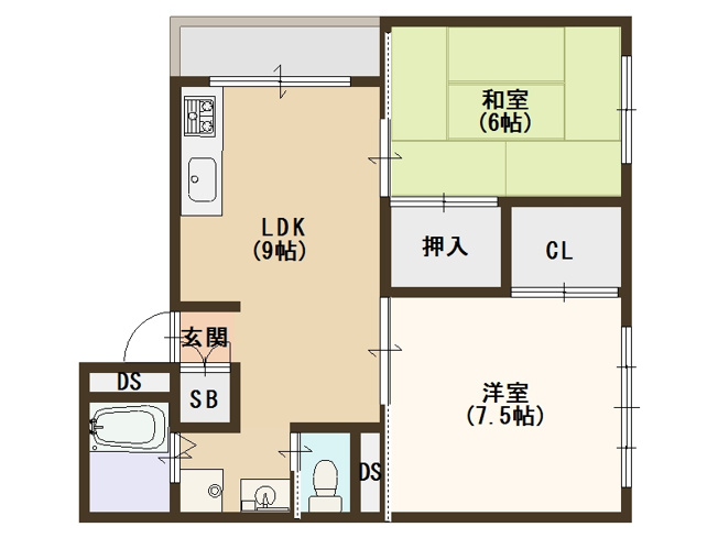 【間取り】 | ハイツ吉田