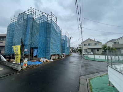 【前面道路含む現地写真】 | 府中市押立町2丁目新築戸建て2棟　1号棟