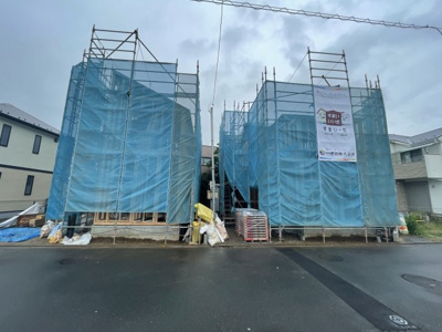 【前面道路含む現地写真】 | 府中市押立町2丁目新築戸建て2棟　1号棟
