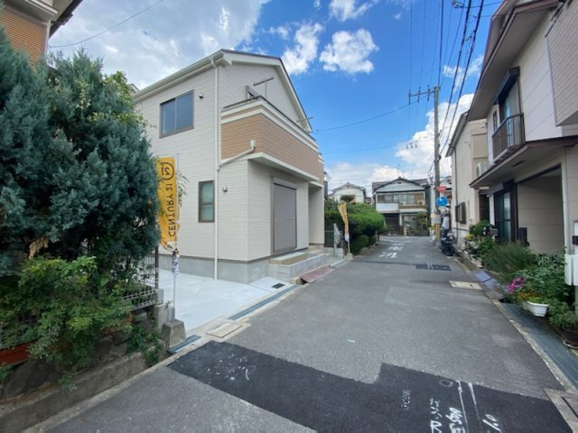 門真市沖町　新築戸建ての前面道路含む現地写真|■周りは閑静な住宅街ですよ♪♪