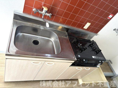 【キッチン】 | リ・フェニックス | 2口ガスコンロ