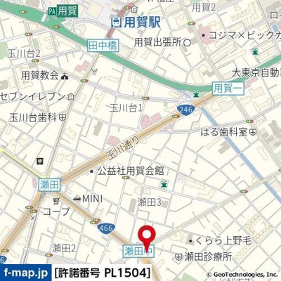 【地図】 | ＰＡＳＨＡ用賀