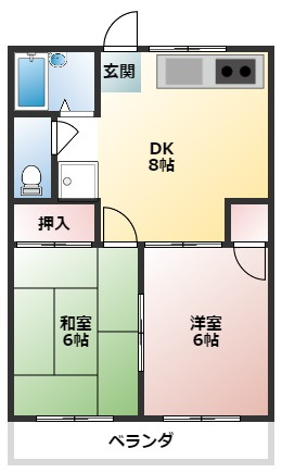 サニータウンエナFの間取り