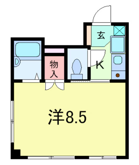 峰住吉ハイツの間取り
