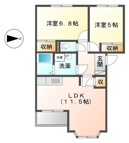 サンコート本郷の間取り|間取図