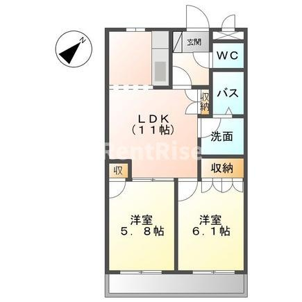 ライフェリアの間取り|間取図