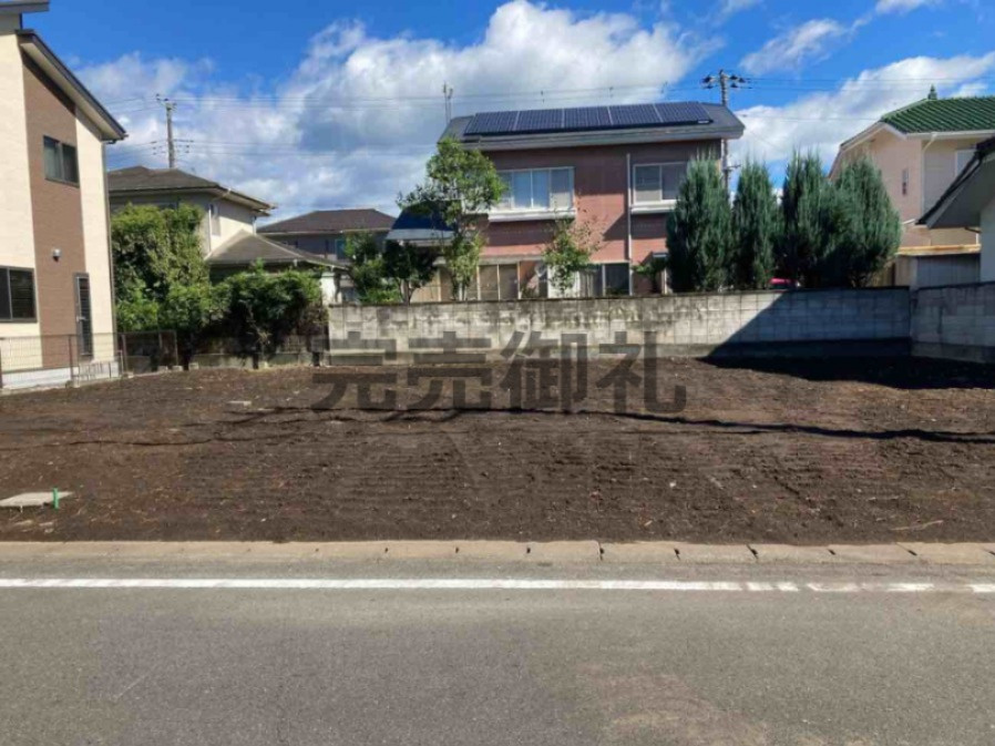 高崎市箕郷町下芝売地の外観|解体終了しました。ご覧の通り、陽当たり良好です。