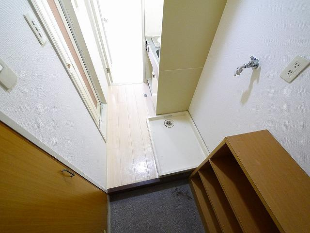 ヴィラあざみの玄関|ゆったりとした玄関です