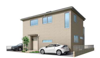【外観パース】 | 明石市藤江　新築戸建　B号地