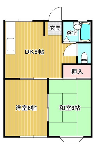 【間取り】 | 双葉ハイツB