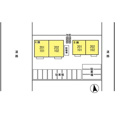 Fill　House（フィルハウス）の区画図