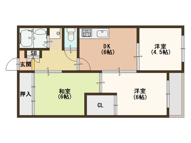【間取り】 | アビテ伸和