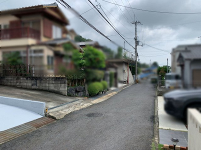 【前面道路含む現地写真】 | 大津市滋賀里3丁目13-5　中古戸建