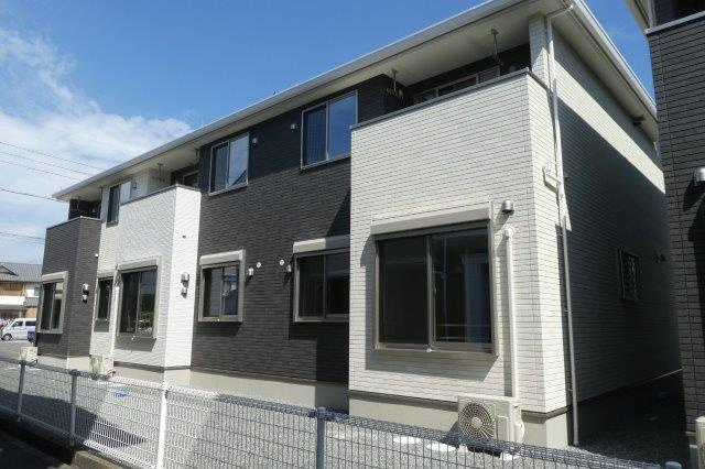 倉敷市茶屋町のアパートの外観