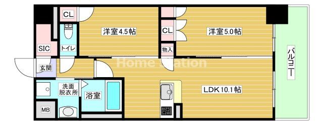 【間取り】 | 大拓ハイツ22