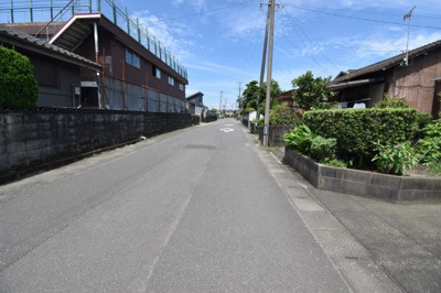 【前面道路含む現地写真】 | 宮内町土地350